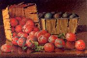 Prentice, Levi Wells Baskets of Plums on a Tabletop china oil painting reproduction